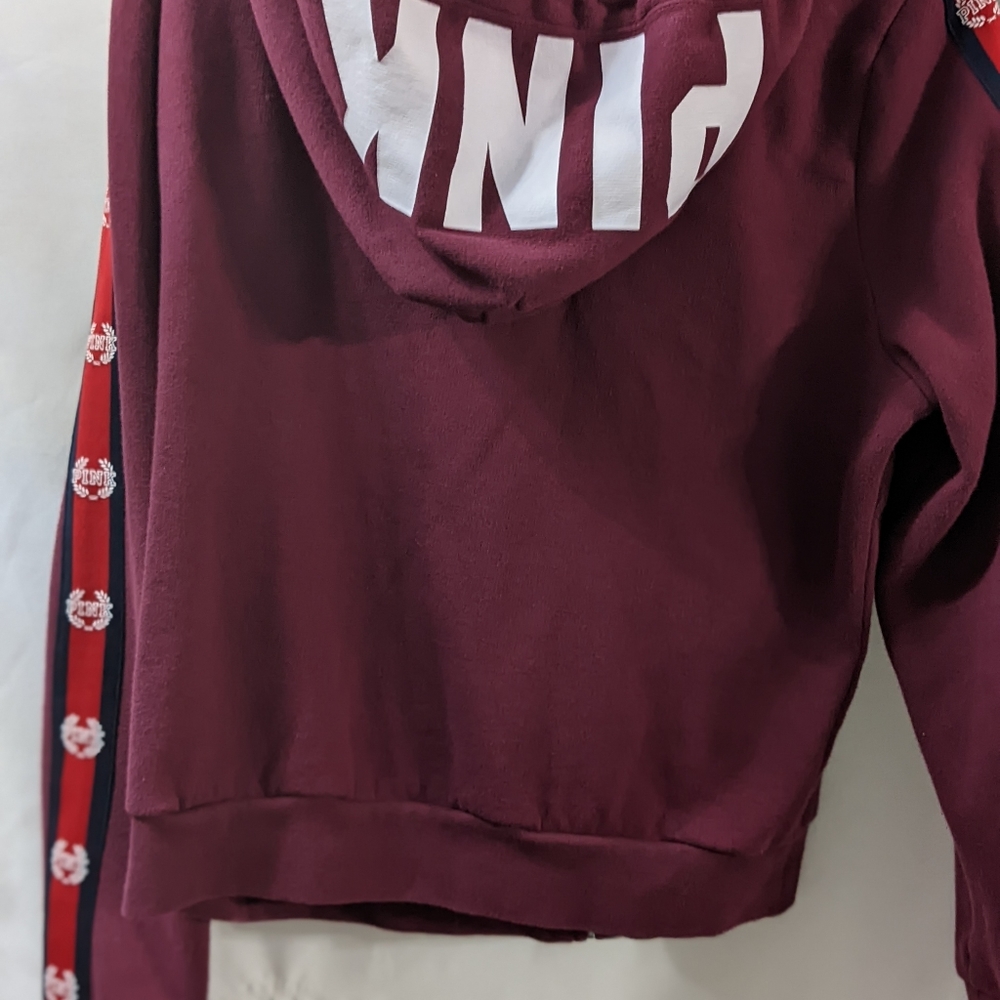 PINK Victoria's Secret Hoodie jacket.  Size large. - Picture 5 of 6